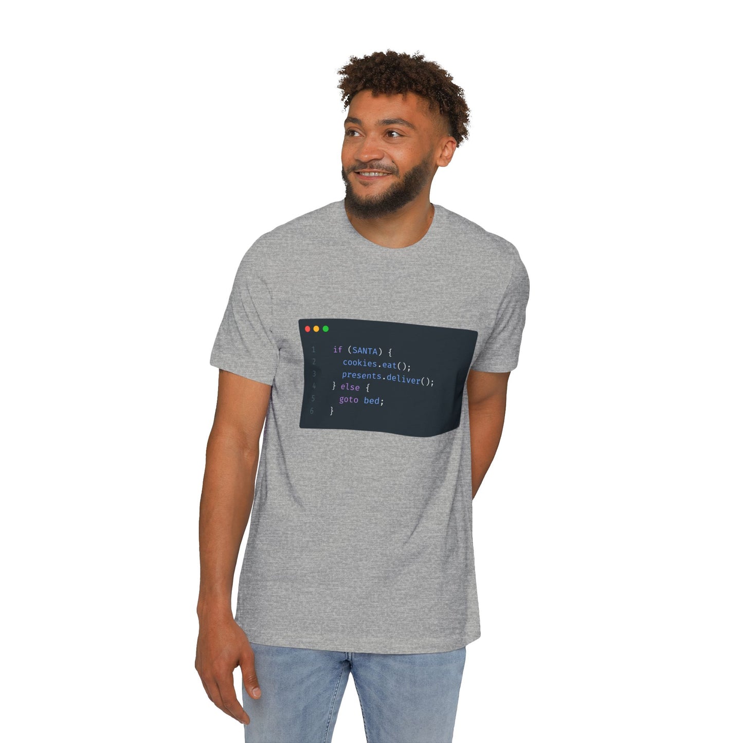 Christmas Code T-Shirt | Developer Holiday Logic 2024 | Programming Santa Humor | Tech Winter Gift | Usha Creations