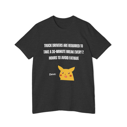 Developer Break Time Surprise Coding Humor T Shirt | Tech Work Culture Meme Tees | Usha Creations