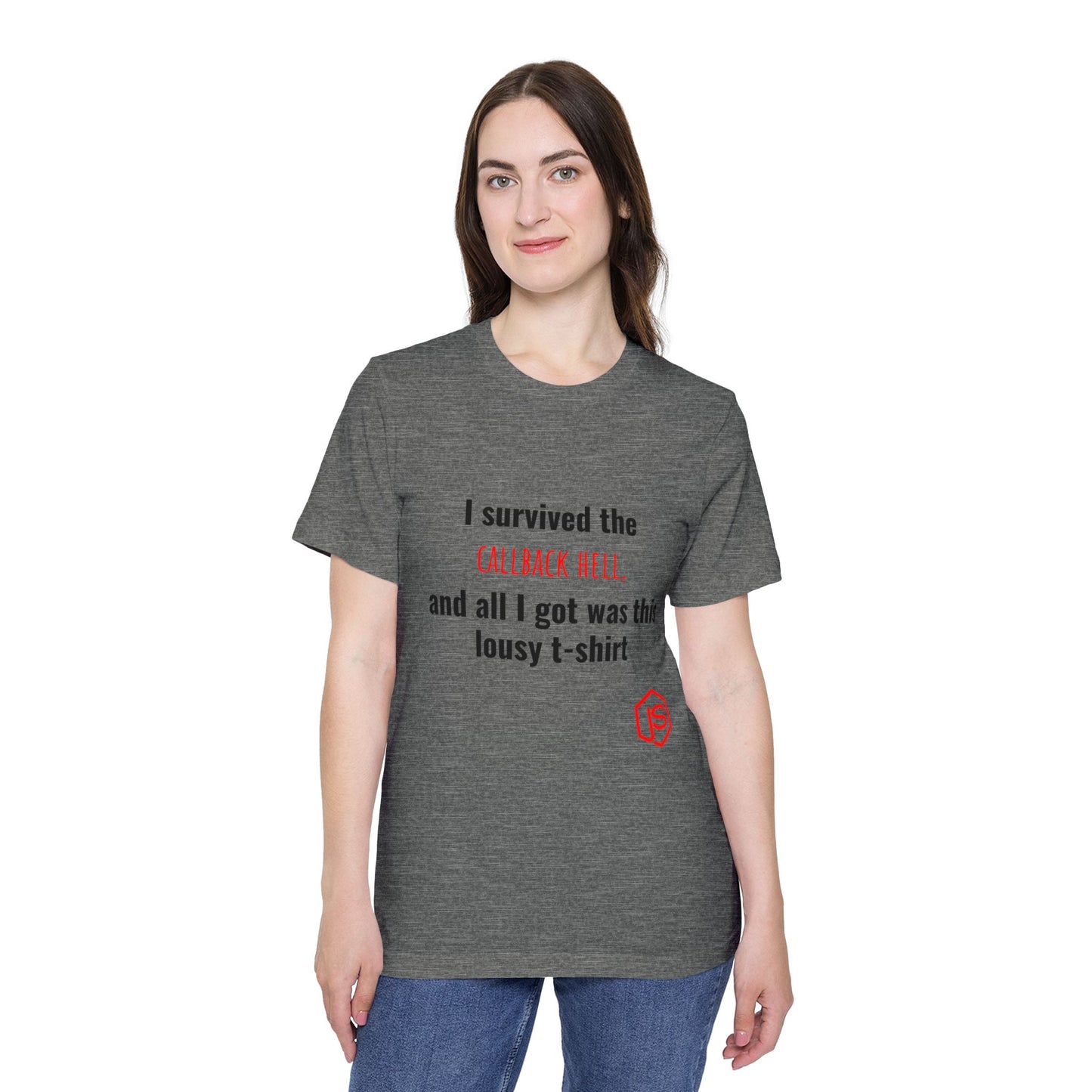 I Survived the Callback Hell, and All I Got Was This Lousy T-Shirt | Funny Coding T-Shirt for Developers | Usha Creations