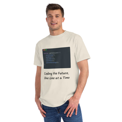 Code the Future Eco Dev Tee | Green Energy Coder Shirt | Usha Creations