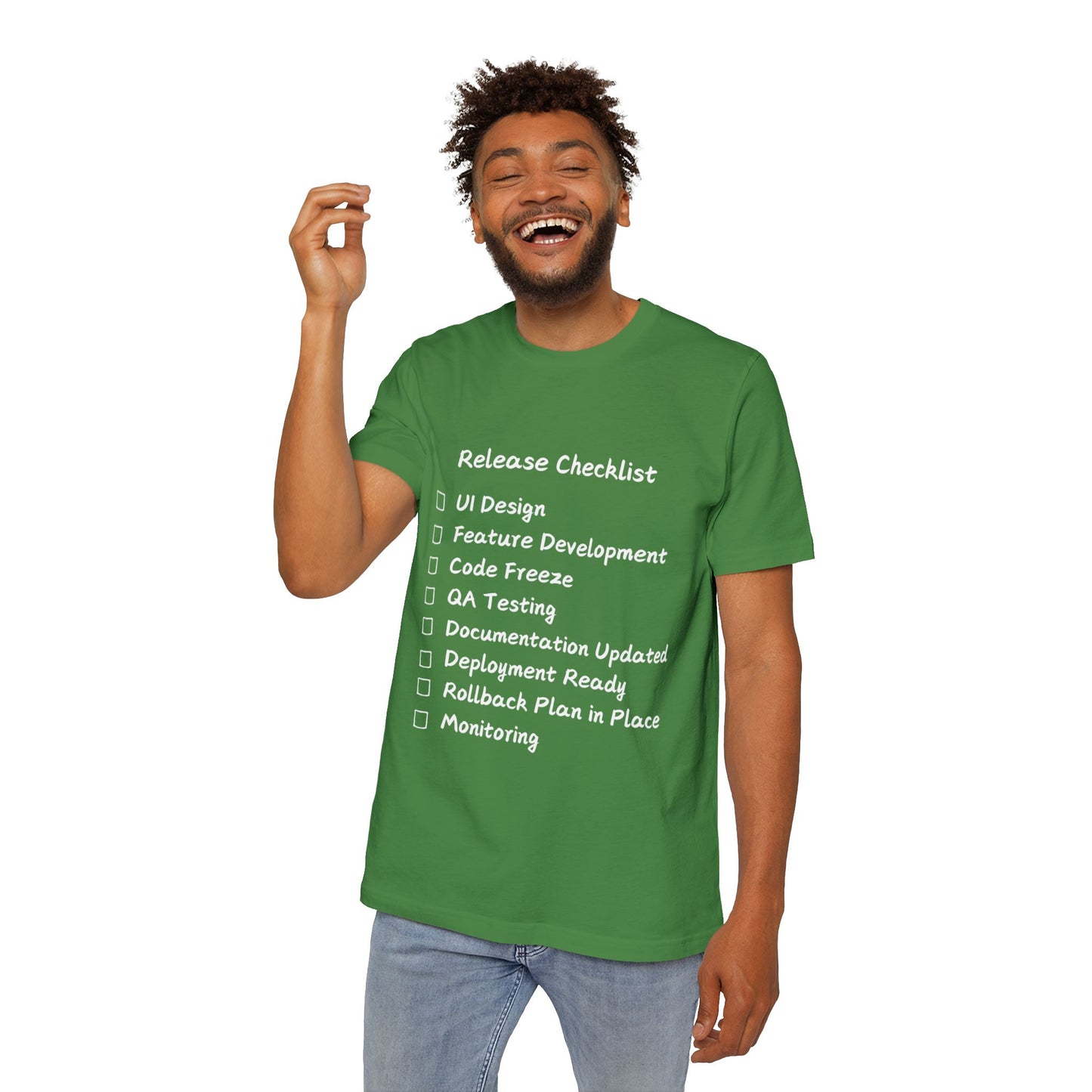 Software Release Checklist Dev Humor T Shirt | SDLC Meme Tees | Usha Creations