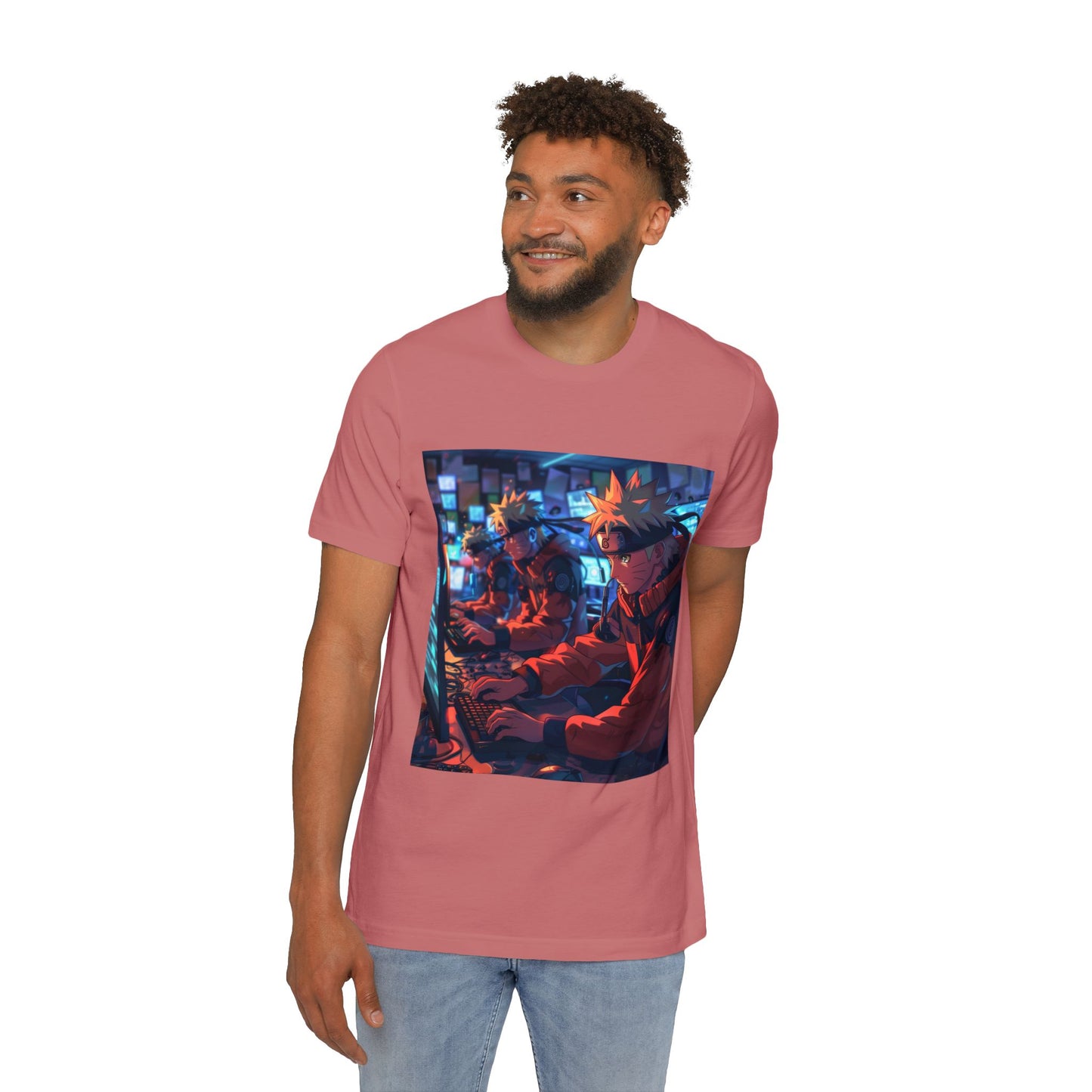 Naruto Hacking with Shadow Clones Tee – Cyber Ninja Edition