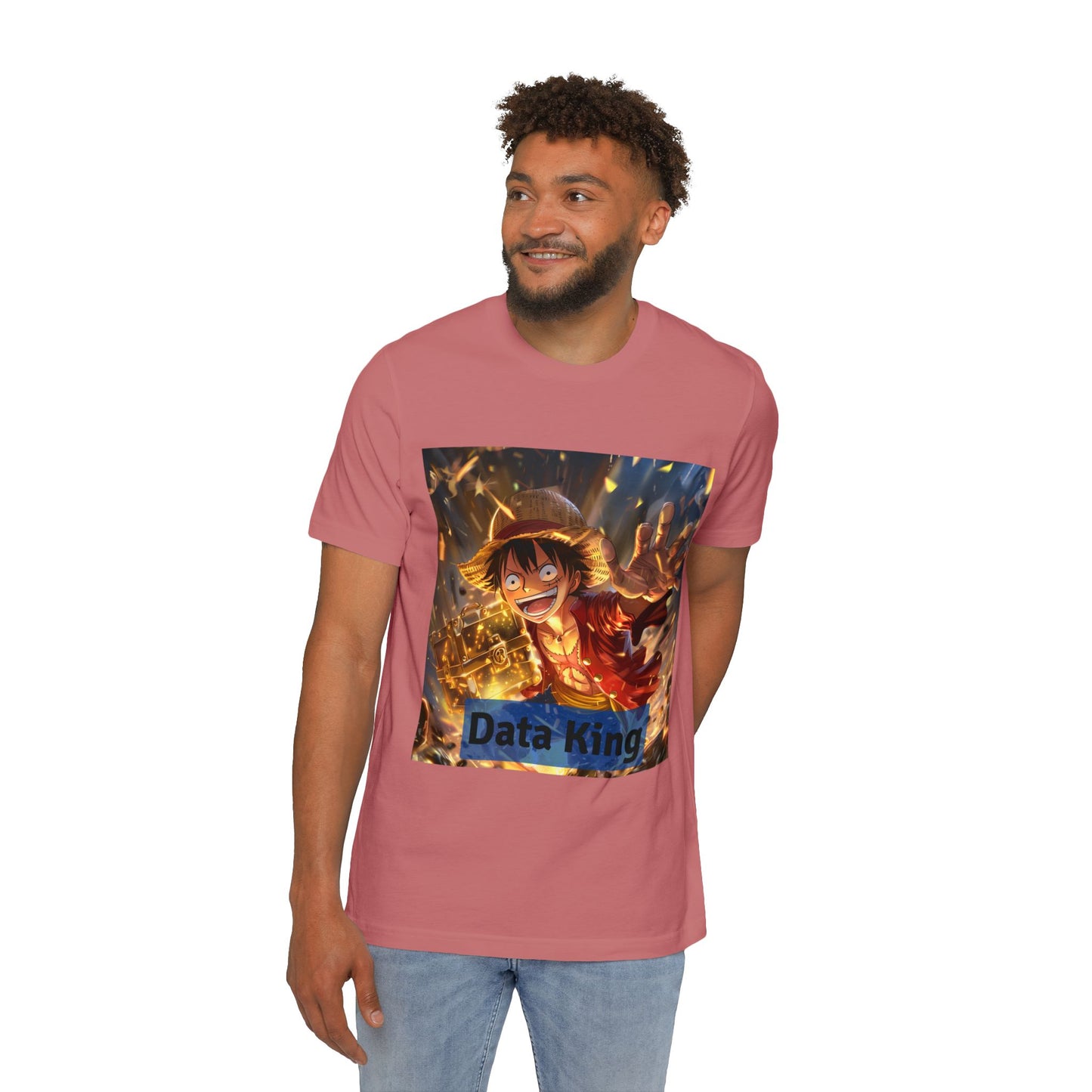 Luffy’s Data King Tee – One Piece Tech Edition