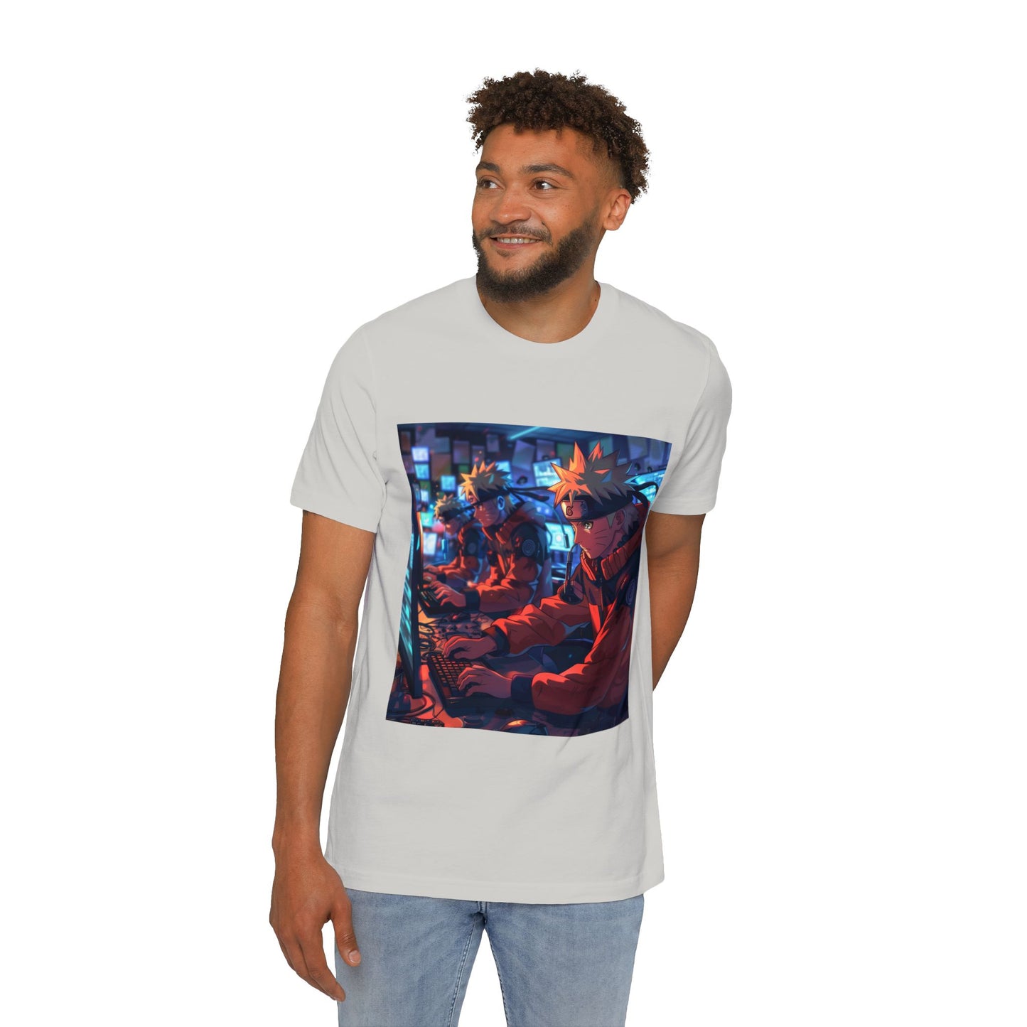 Naruto Hacking with Shadow Clones Tee – Cyber Ninja Edition