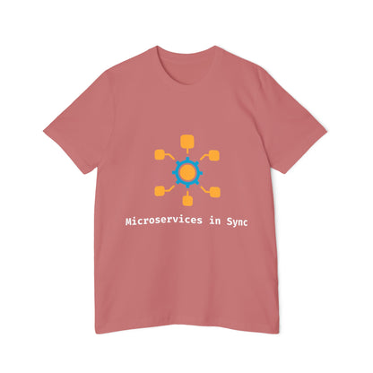 Microservices in Sync | System Design T-Shirt | Interview Series Tee | Usha Creations