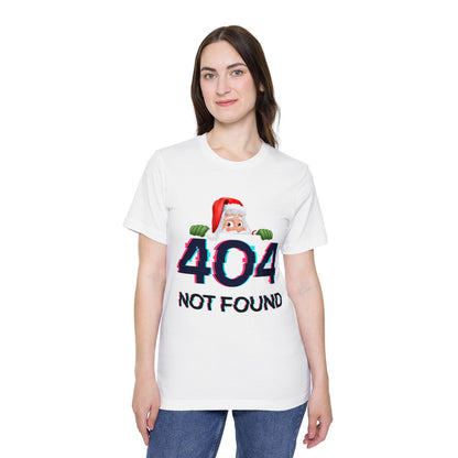 404 Santa Not Found T-Shirt | Funny Web Developer Christmas Gift 2024 | Programmer Holiday Present | Usha Creations