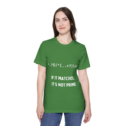 Regex Prime T-Shirt | Math Developer Pattern 2024 | Programming Algorithm Humor | Usha Creations