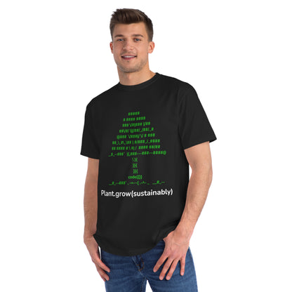 ASCII Tree Eco Code Tee | Plant.grow(sustainably) Shirt | Usha Creations