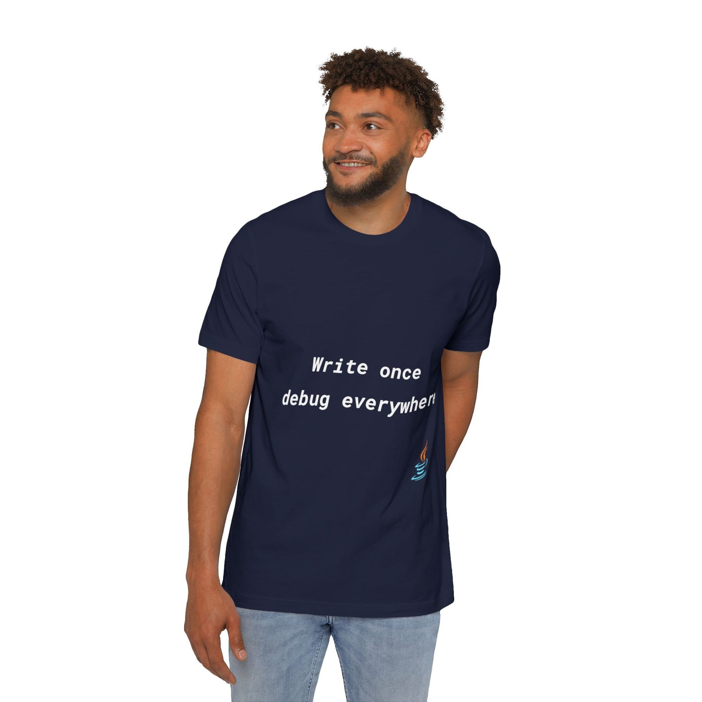 Write Once, Debug Everywhere | Java Coding T-Shirt | Funny Programmer Shirt | Usha Creations