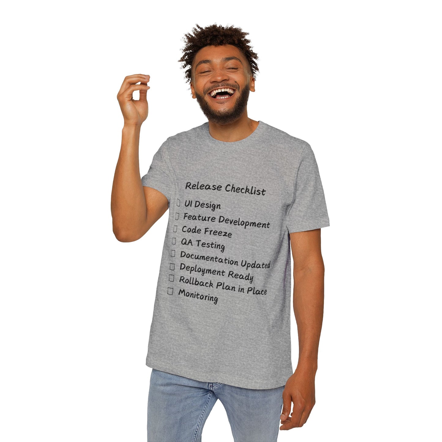 Software Release Checklist Dev Humor T Shirt | SDLC Meme Tees | Usha Creations