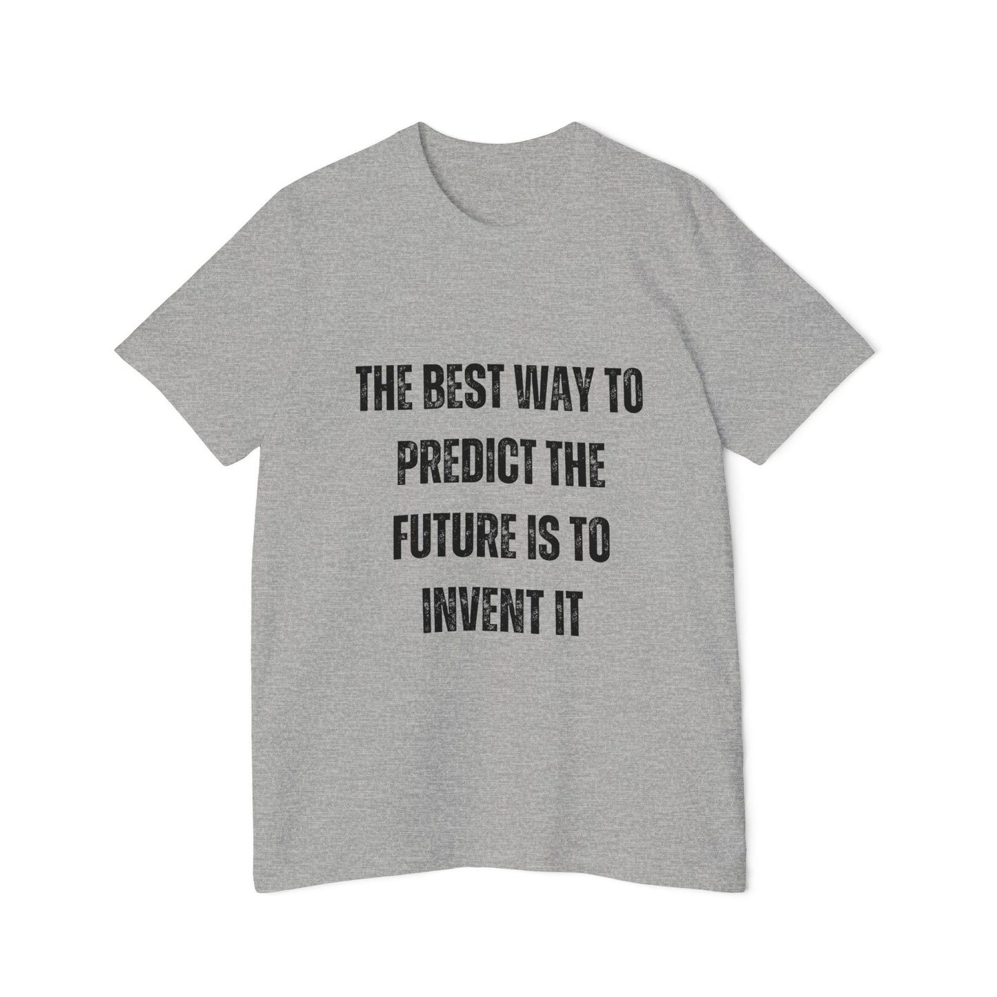 The Best Way to Predict the Future Is to Invent It | Inspirational Tech T-Shirt | Developer Quote Tee | Usha Creations