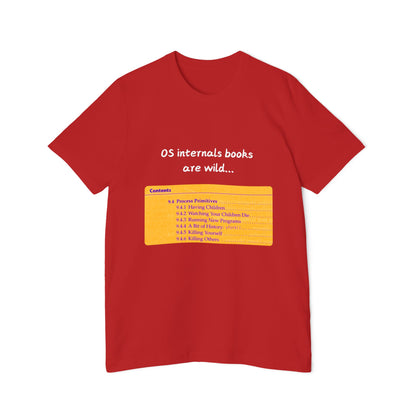 OS Internals Dark Humor Tech T Shirt | Computer Science Meme Tees | Usha Creations