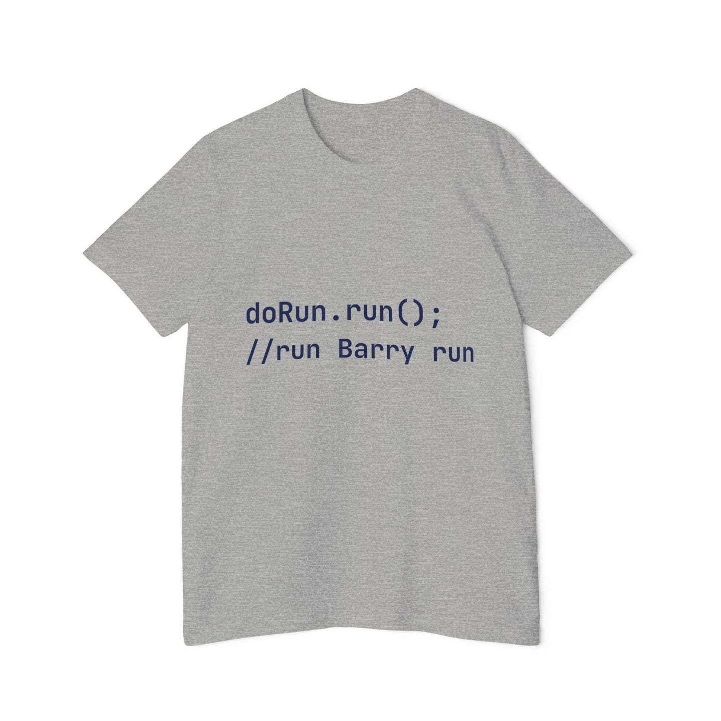 Run Barry Run T-Shirt | Developer Method Call | Pop Culture Code | Usha Creations