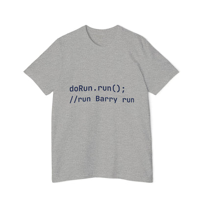 Run Barry Run T-Shirt | Developer Method Call | Pop Culture Code | Usha Creations