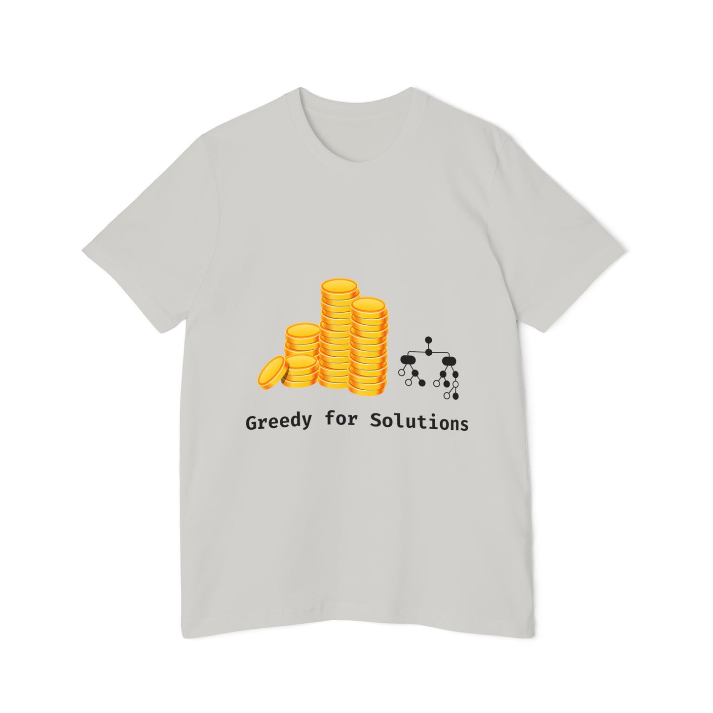 Greedy for Solutions | DSA T-Shirt | Interview Series Tee | Usha Creations