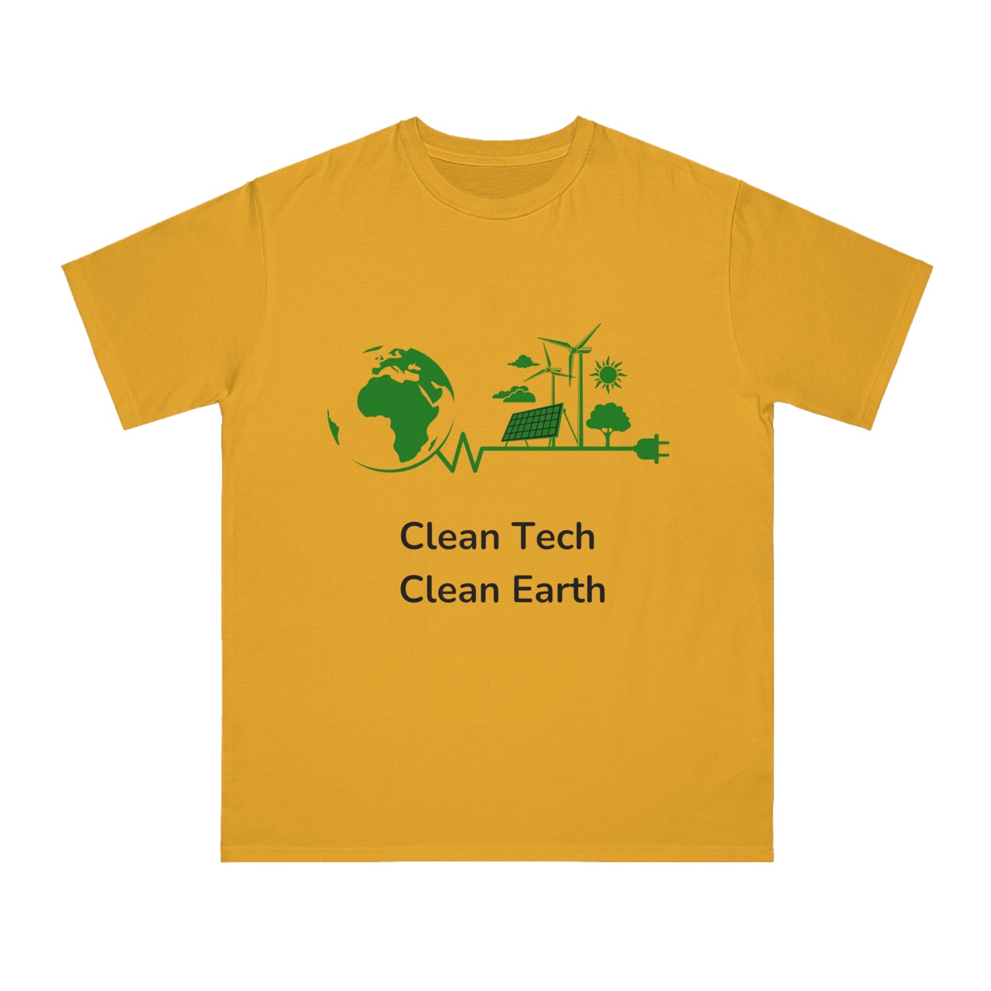 Clean Tech Clean Earth Tee | Renewable Energy Coder Shirt | Usha Creations