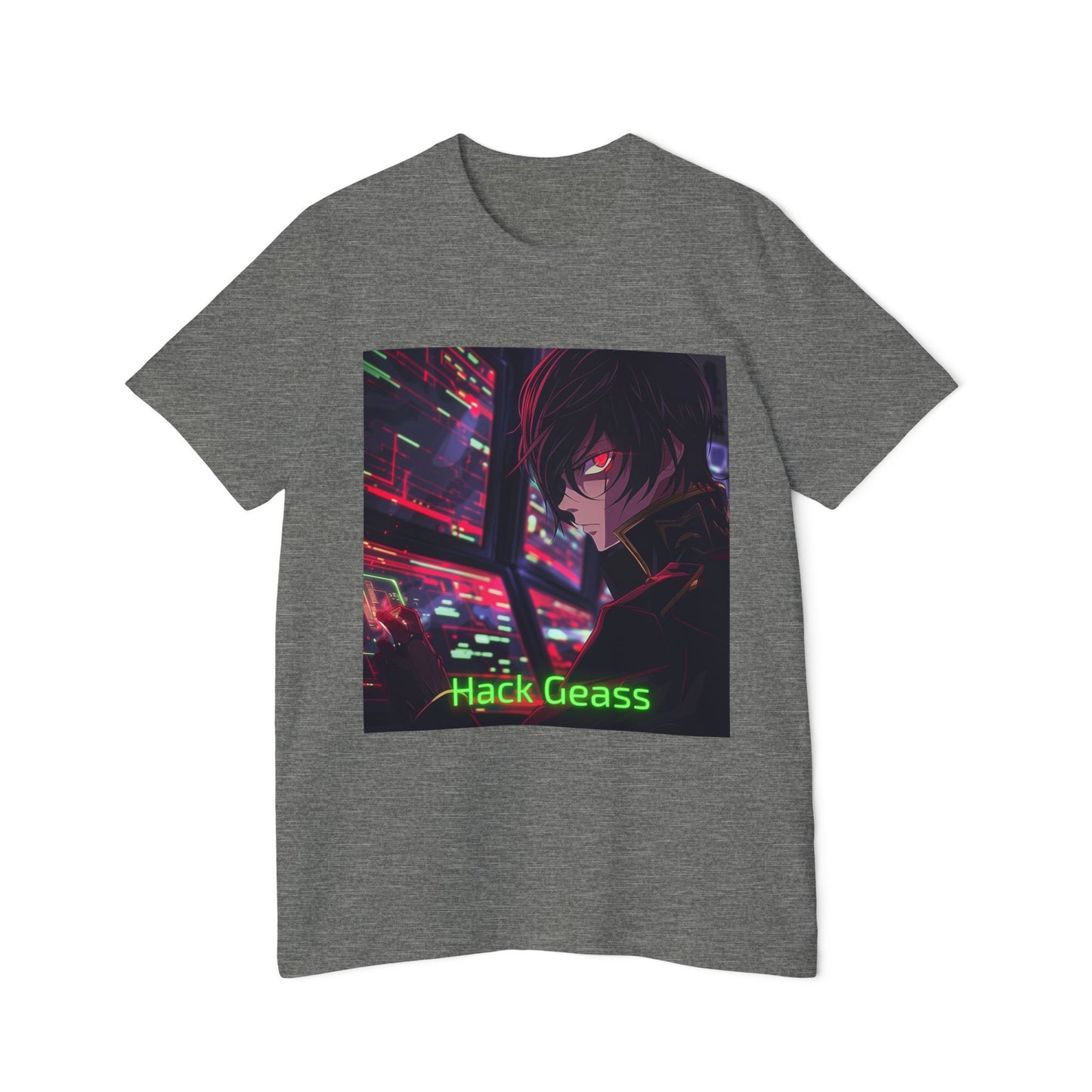 Lelouch’s Hacking Geass Tee – Code Geass Hack the World Edition