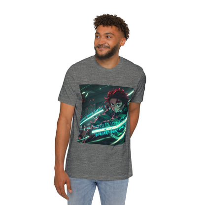 Tanjiro’s Cyber Sword Tee – Digital Demon Slayer Edition