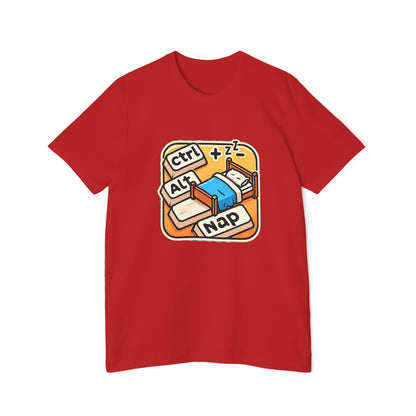 Ctrl+Alt+Nap Tech-Themed T-Shirt