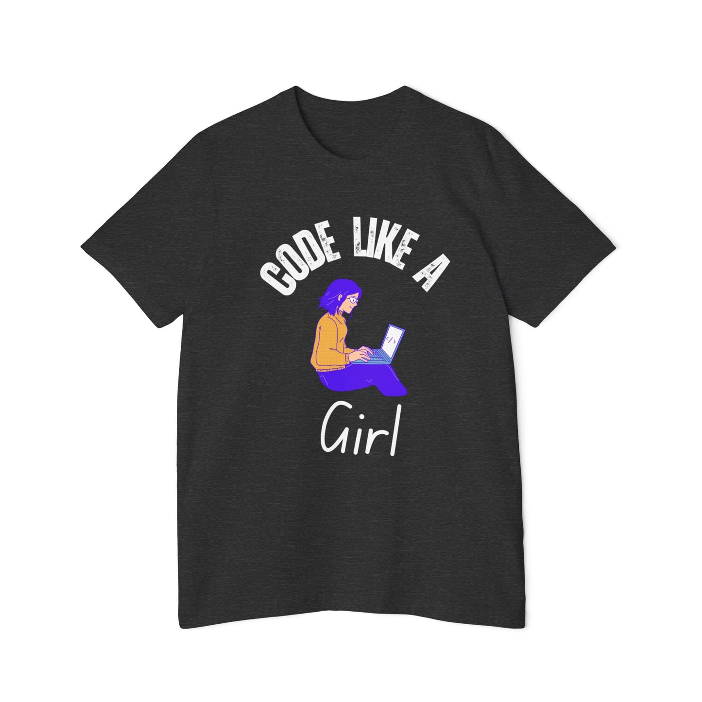 Code Like a Girl T-Shirt - Empowering Women in Tech Tee