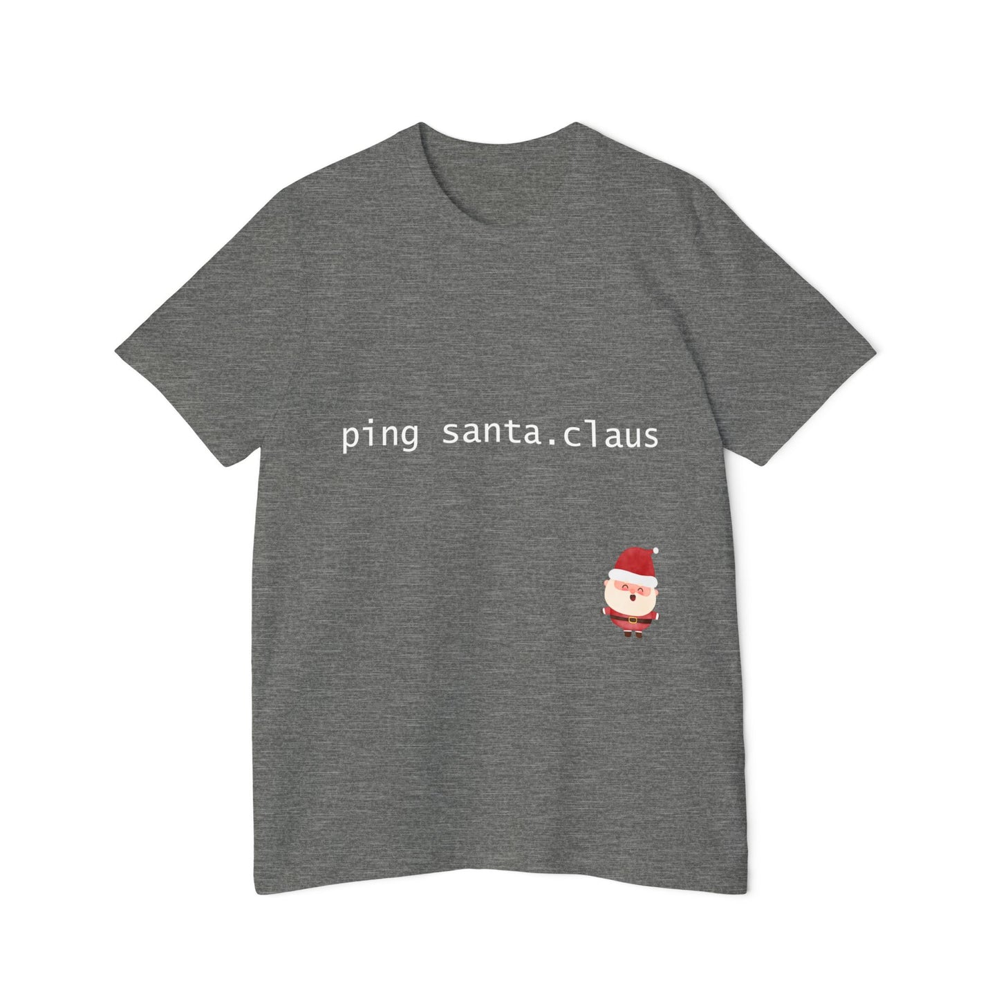 Ping Santa.Claus Network T-Shirt | Funny IT Christmas Gift 2024 | Perfect Network Engineer Secret Santa Gift | Usha Creations