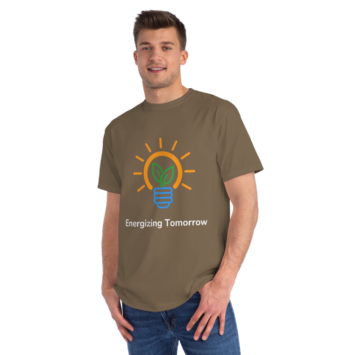 Energizing Tomorrow Tee | Green Tech Transition Shirt | Usha Creations