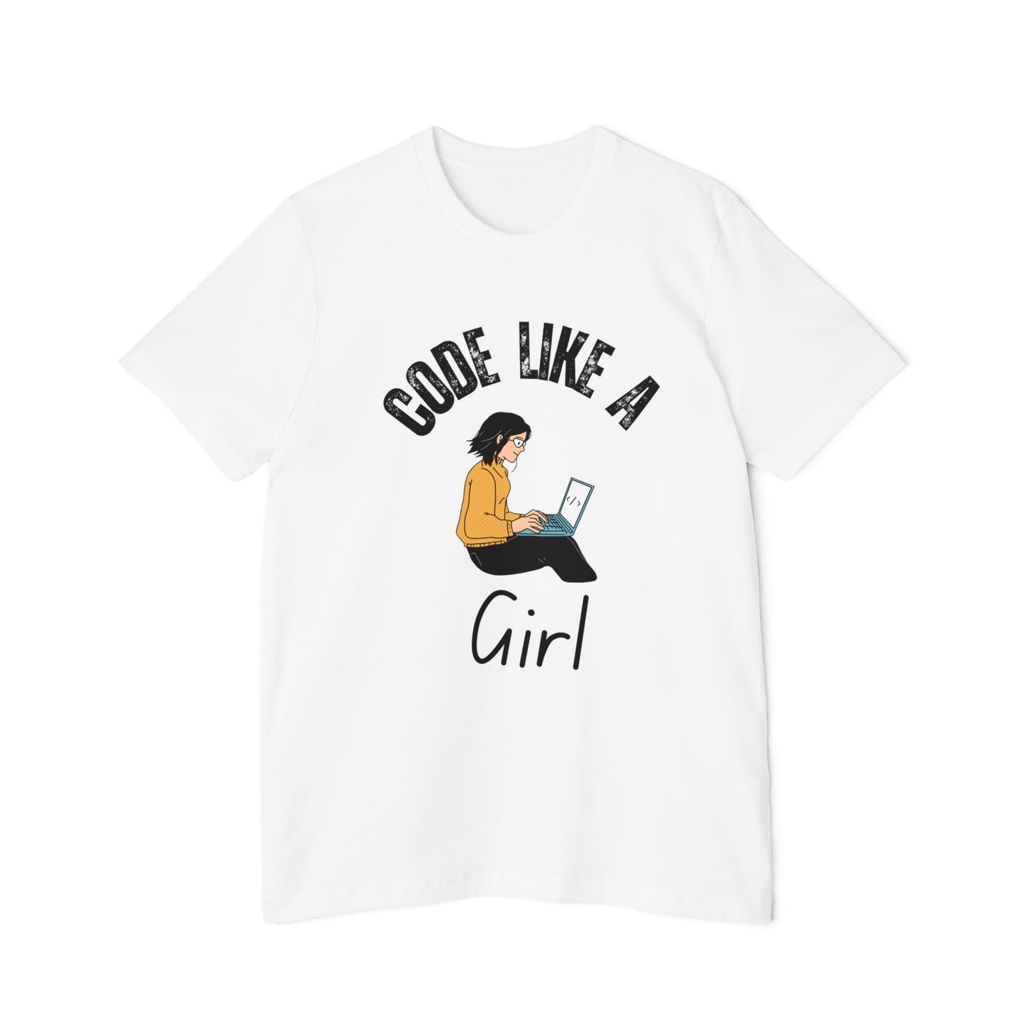 Code Like a Girl T-Shirt - Empowering Women in Tech Tee