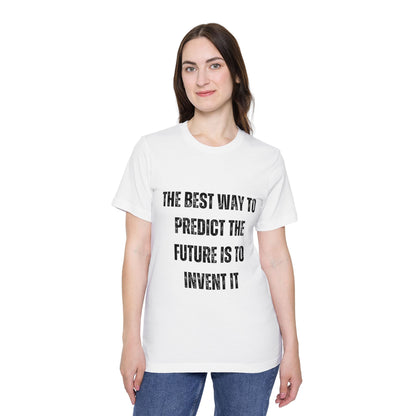 The Best Way to Predict the Future Is to Invent It | Inspirational Tech T-Shirt | Developer Quote Tee | Usha Creations