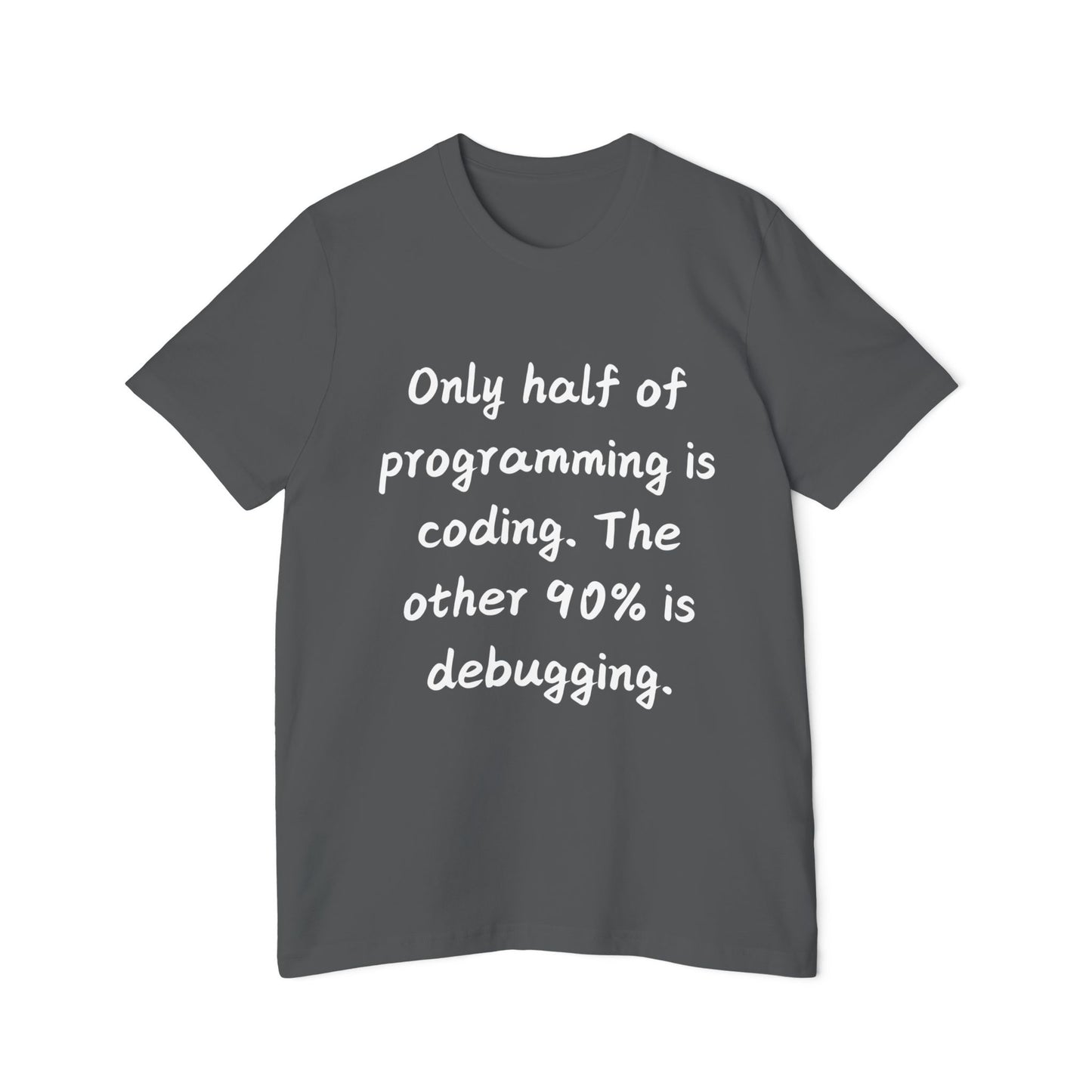 Coding vs Debugging Ratio Programmer Humor T Shirt | Developer Life Meme Tees | Usha Creations