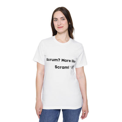 Scrum? More Like Scram! | Funny Agile Developer T-Shirt | Usha Creations