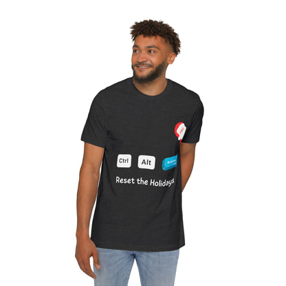 Ctrl Alt Delete Christmas T-Shirt | Funny IT Support Holiday Gift 2024 | Tech Support Secret Santa Present  | Usha Creations