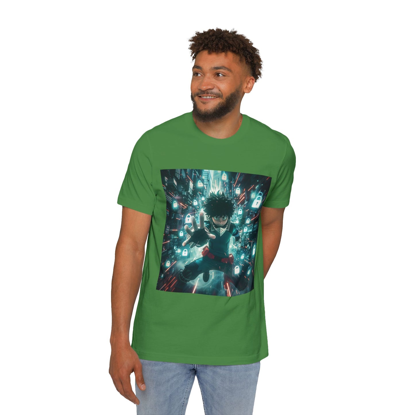 Deku’s Data Smash Tee – Cyber Hero Edition