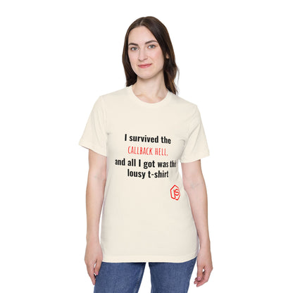 I Survived the Callback Hell, and All I Got Was This Lousy T-Shirt | Funny Coding T-Shirt for Developers | Usha Creations