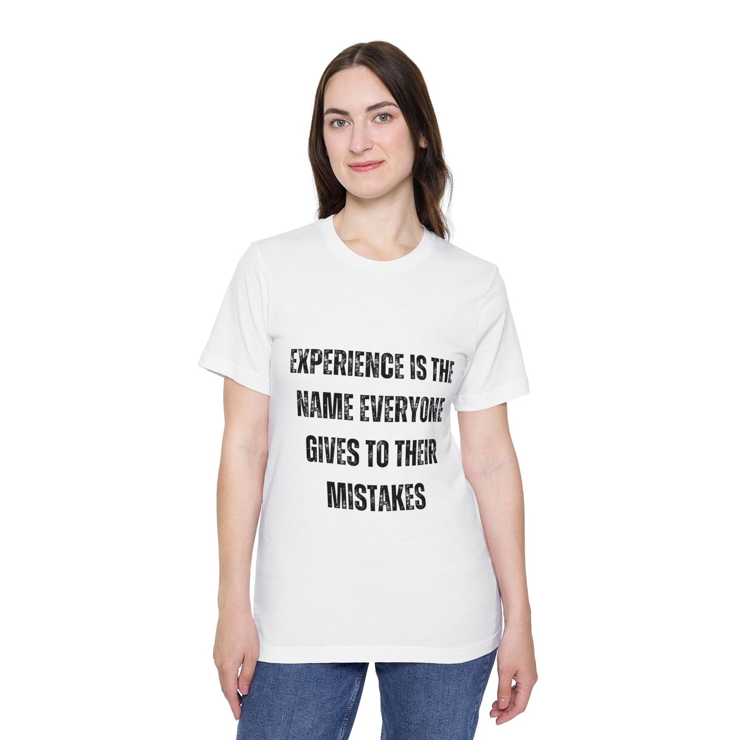 Experience Is the Name Everyone Gives to Their Mistakes | Funny Developer T-Shirt | Programmer Quote Tee | Usha Creations