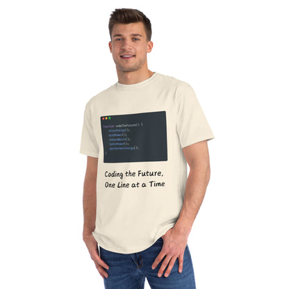 Code the Future Eco Dev Tee | Green Energy Coder Shirt | Usha Creations