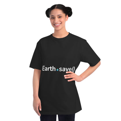 Earth.save() Eco-Coding Tee | Environmental Developer Shirt | Usha Creations