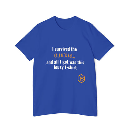 I Survived the Callback Hell, and All I Got Was This Lousy T-Shirt | Funny Coding T-Shirt for Developers | Usha Creations