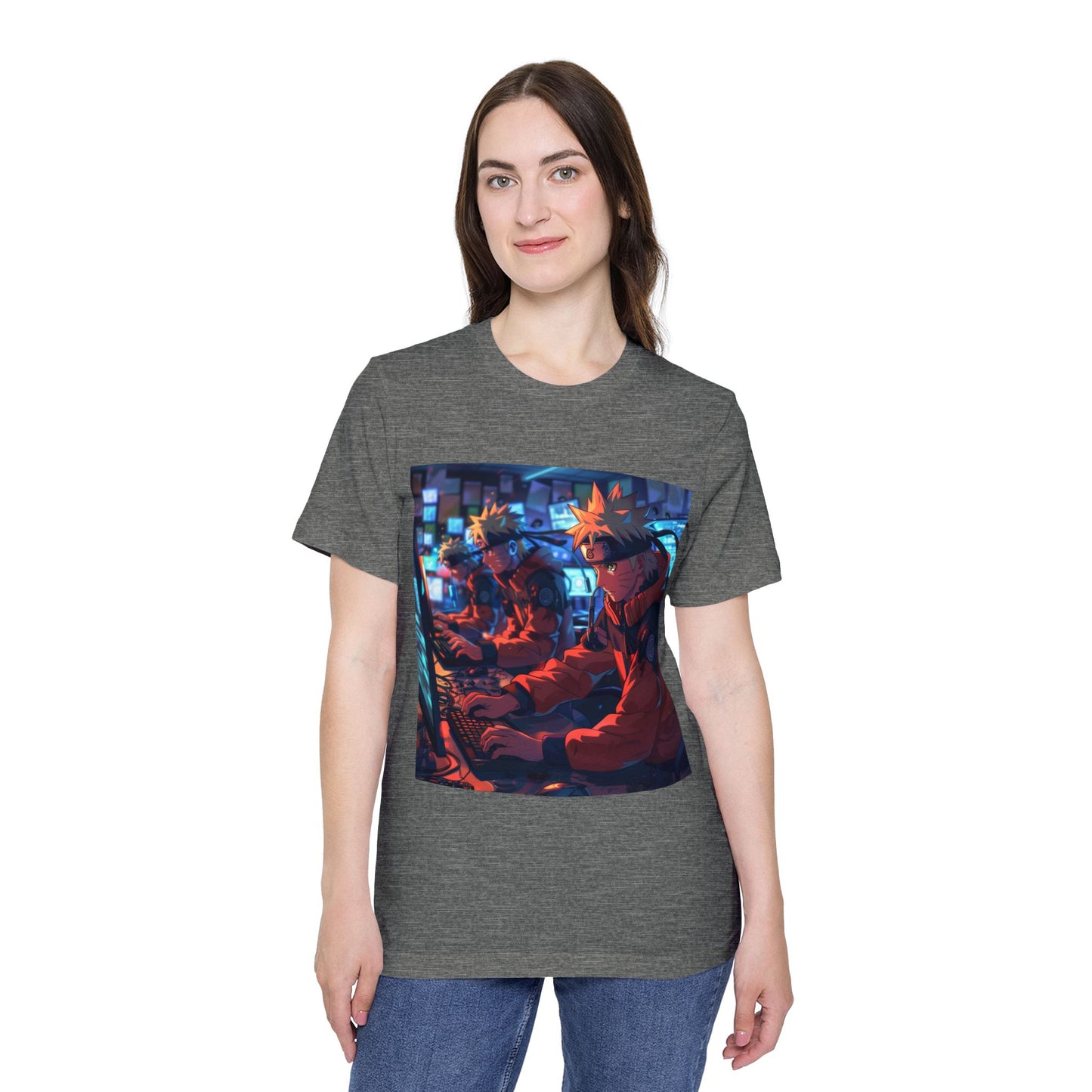 Naruto Hacking with Shadow Clones Tee – Cyber Ninja Edition