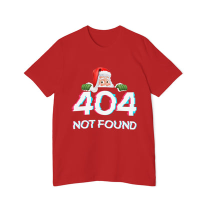 404 Santa Not Found T-Shirt | Funny Web Developer Christmas Gift 2024 | Programmer Holiday Present | Usha Creations