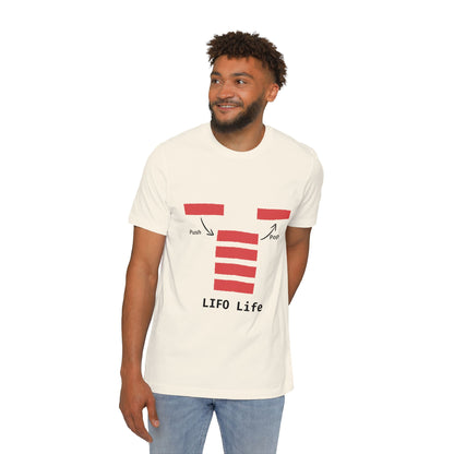 LIFO Life | Stack Data Structure T-Shirt | DSA Apparel | Interview Series | Usha Creations