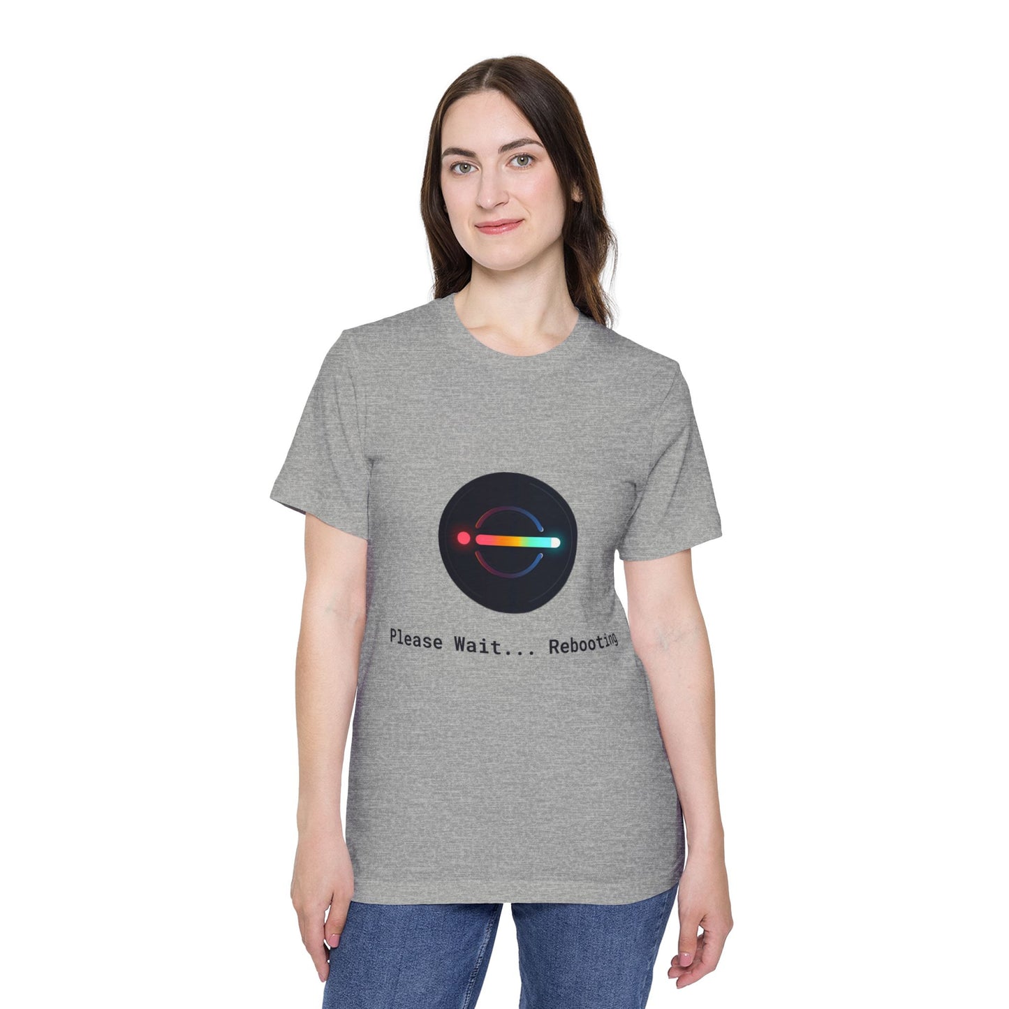 Please Wait… Rebooting Tech-Themed T-Shirt