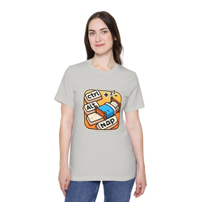 Ctrl+Alt+Nap Tech-Themed T-Shirt