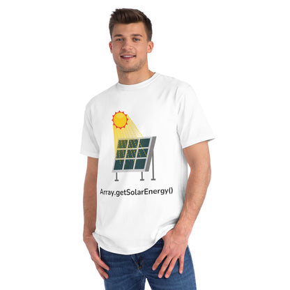 Array.getSolarEnergy() Tee | Eco Coder Solar Shirt | Usha Creations