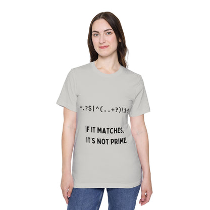 Regex Prime T-Shirt | Math Developer Pattern 2024 | Programming Algorithm Humor | Usha Creations