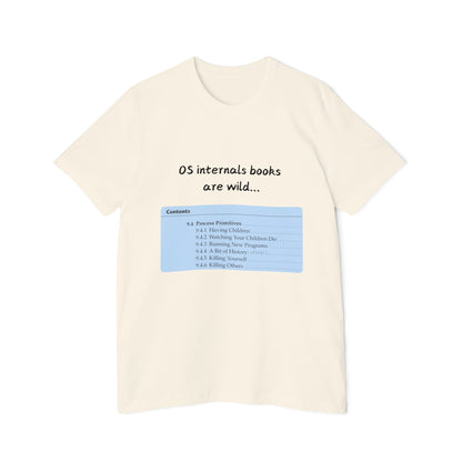 OS Internals Dark Humor Tech T Shirt | Computer Science Meme Tees | Usha Creations