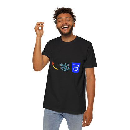 Tailwind CSS: Style in the Breeze | Frontend Developer T-Shirt | UI/UX Engineer Apparel | Usha Creations