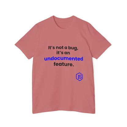 It’s Not a Bug, It’s an Undocumented Feature | Funny Coding T-Shirt for Developers | Usha Creations