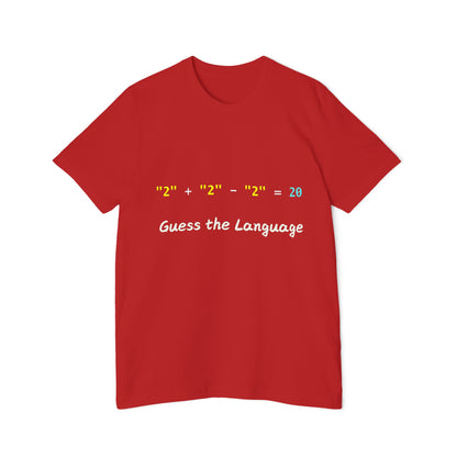 JavaScript 20 Quirk Coding Riddle T Shirt | Web Dev Meme Tees | Usha Creations