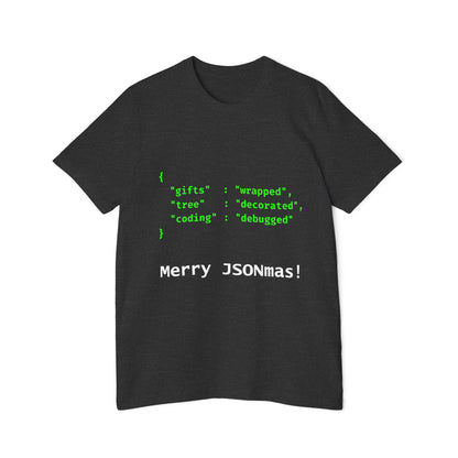 Merry JSONmas Developer T-Shirt | Funny JSON Christmas Gift 2024 | JavaScript Holiday Present | Usha Creations