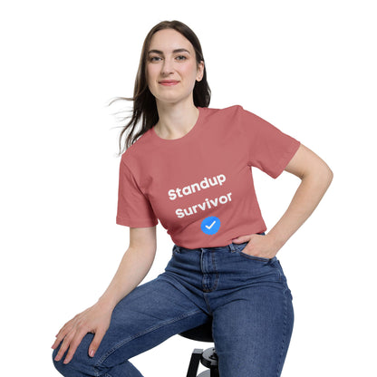 Standup Survivor | Funny Developer T-Shirt for Agile Meetings | Usha Creations